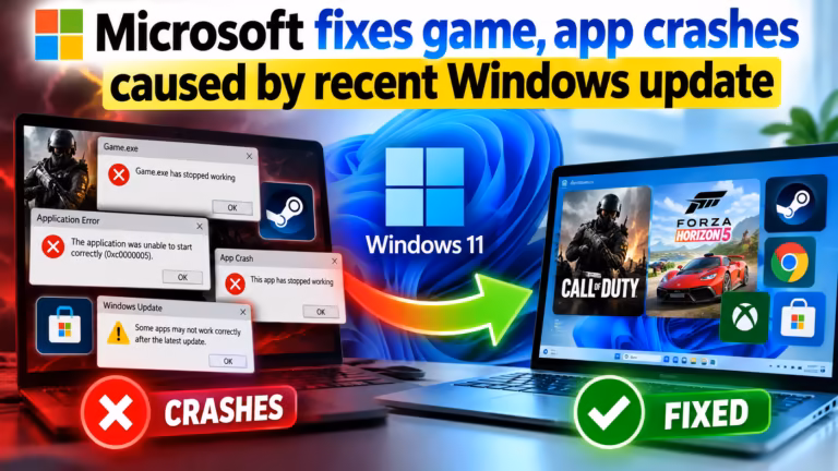 Why Microsoft Fixes Game Crashing Issues Linked to Windows Updates
